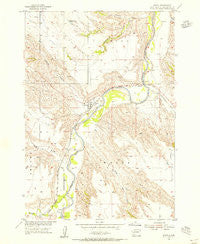 Wasta South Dakota Historical topographic map, 1:24000 scale, 7.5 X 7.5 Minute, Year 1954