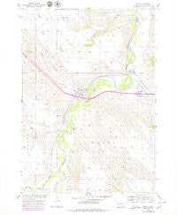 Wasta South Dakota Historical topographic map, 1:24000 scale, 7.5 X 7.5 Minute, Year 1954