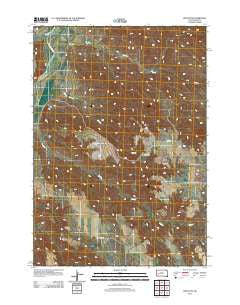 Wasta NE South Dakota Historical topographic map, 1:24000 scale, 7.5 X 7.5 Minute, Year 2012