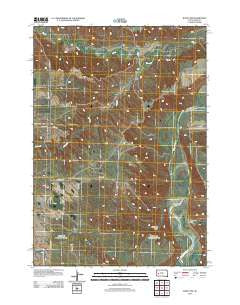 Wasta NW South Dakota Historical topographic map, 1:24000 scale, 7.5 X 7.5 Minute, Year 2012