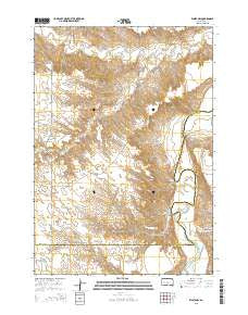Wasta NW South Dakota Current topographic map, 1:24000 scale, 7.5 X 7.5 Minute, Year 2015