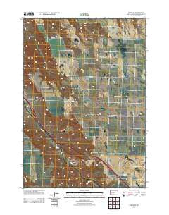 Wasta SE South Dakota Historical topographic map, 1:24000 scale, 7.5 X 7.5 Minute, Year 2012