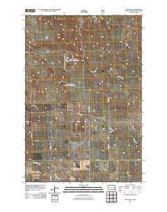 Watauga South Dakota Historical topographic map, 1:24000 scale, 7.5 X 7.5 Minute, Year 2011