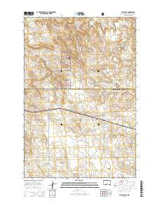 Watauga South Dakota Current topographic map, 1:24000 scale, 7.5 X 7.5 Minute, Year 2015