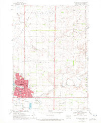 Watertown East South Dakota Historical topographic map, 1:24000 scale, 7.5 X 7.5 Minute, Year 1969