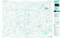Watertown South Dakota Historical topographic map, 1:100000 scale, 30 X 60 Minute, Year 1985
