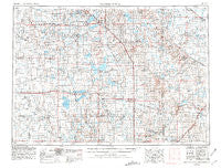 Watertown South Dakota Historical topographic map, 1:250000 scale, 1 X 2 Degree, Year 1953