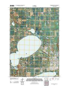 Watertown West South Dakota Historical topographic map, 1:24000 scale, 7.5 X 7.5 Minute, Year 2012