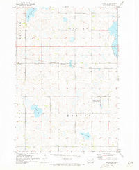 Waubay SW South Dakota Historical topographic map, 1:24000 scale, 7.5 X 7.5 Minute, Year 1970