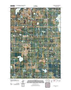 Waubay SW South Dakota Historical topographic map, 1:24000 scale, 7.5 X 7.5 Minute, Year 2012