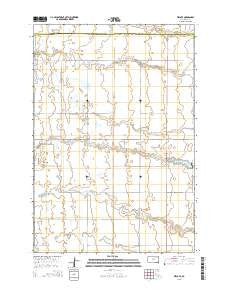 Wecota South Dakota Current topographic map, 1:24000 scale, 7.5 X 7.5 Minute, Year 2015