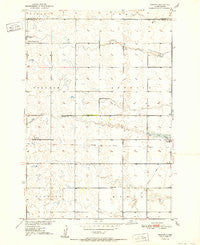 Wecota South Dakota Historical topographic map, 1:24000 scale, 7.5 X 7.5 Minute, Year 1952