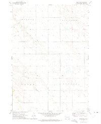 Wendte SE South Dakota Historical topographic map, 1:24000 scale, 7.5 X 7.5 Minute, Year 1972
