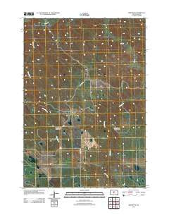 Wendte NE South Dakota Historical topographic map, 1:24000 scale, 7.5 X 7.5 Minute, Year 2012