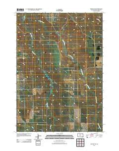 Wendte SW South Dakota Historical topographic map, 1:24000 scale, 7.5 X 7.5 Minute, Year 2012