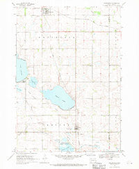 Wentworth South Dakota Historical topographic map, 1:24000 scale, 7.5 X 7.5 Minute, Year 1968