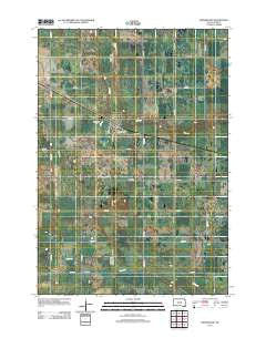 Wessington South Dakota Historical topographic map, 1:24000 scale, 7.5 X 7.5 Minute, Year 2012