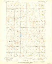 Wessington NE South Dakota Historical topographic map, 1:24000 scale, 7.5 X 7.5 Minute, Year 1950