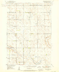 Wessington SE South Dakota Historical topographic map, 1:24000 scale, 7.5 X 7.5 Minute, Year 1951