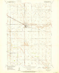 Wessington South Dakota Historical topographic map, 1:24000 scale, 7.5 X 7.5 Minute, Year 1950