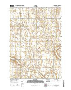 Wessington SE South Dakota Current topographic map, 1:24000 scale, 7.5 X 7.5 Minute, Year 2015