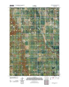 Wessington SW South Dakota Historical topographic map, 1:24000 scale, 7.5 X 7.5 Minute, Year 2012