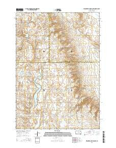 Wessington Springs NW South Dakota Current topographic map, 1:24000 scale, 7.5 X 7.5 Minute, Year 2015