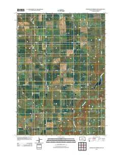 Wessington Springs SW South Dakota Historical topographic map, 1:24000 scale, 7.5 X 7.5 Minute, Year 2012