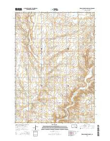 Wessington Springs SW South Dakota Current topographic map, 1:24000 scale, 7.5 X 7.5 Minute, Year 2015
