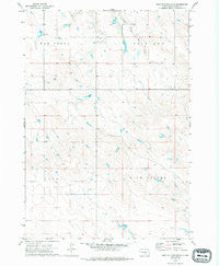 West Of Stony Butte South Dakota Historical topographic map, 1:24000 scale, 7.5 X 7.5 Minute, Year 1972