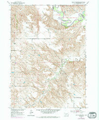 West Of Westover South Dakota Historical topographic map, 1:24000 scale, 7.5 X 7.5 Minute, Year 1951