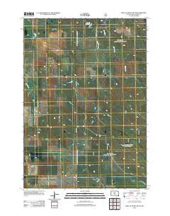 West of Stony Butte South Dakota Historical topographic map, 1:24000 scale, 7.5 X 7.5 Minute, Year 2012
