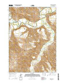 Westover South Dakota Current topographic map, 1:24000 scale, 7.5 X 7.5 Minute, Year 2015