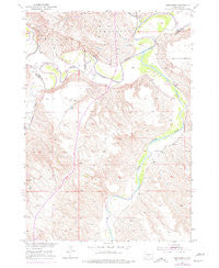 Westover South Dakota Historical topographic map, 1:24000 scale, 7.5 X 7.5 Minute, Year 1951