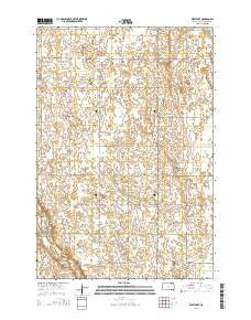 Westport South Dakota Current topographic map, 1:24000 scale, 7.5 X 7.5 Minute, Year 2015