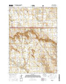 Weta South Dakota Current topographic map, 1:24000 scale, 7.5 X 7.5 Minute, Year 2015