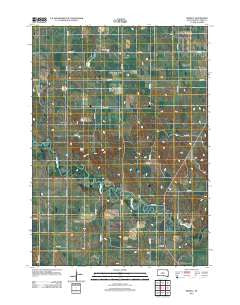 Wewela South Dakota Historical topographic map, 1:24000 scale, 7.5 X 7.5 Minute, Year 2012