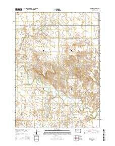 Wewela South Dakota Current topographic map, 1:24000 scale, 7.5 X 7.5 Minute, Year 2015