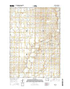 White South Dakota Current topographic map, 1:24000 scale, 7.5 X 7.5 Minute, Year 2015