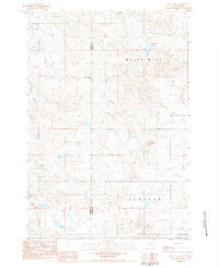 White Hill South Dakota Historical topographic map, 1:24000 scale, 7.5 X 7.5 Minute, Year 1983
