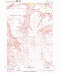 White River NE South Dakota Historical topographic map, 1:24000 scale, 7.5 X 7.5 Minute, Year 1951