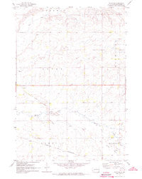 White SE South Dakota Historical topographic map, 1:24000 scale, 7.5 X 7.5 Minute, Year 1972