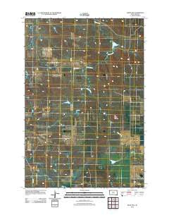 White Hill South Dakota Historical topographic map, 1:24000 scale, 7.5 X 7.5 Minute, Year 2012