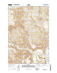 White Horse South Dakota Current topographic map, 1:24000 scale, 7.5 X 7.5 Minute, Year 2015