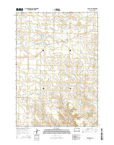 White Owl South Dakota Current topographic map, 1:24000 scale, 7.5 X 7.5 Minute, Year 2015
