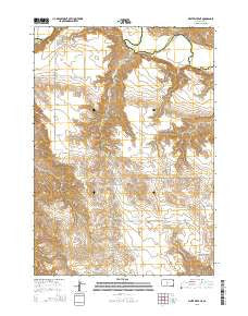 White River NE South Dakota Current topographic map, 1:24000 scale, 7.5 X 7.5 Minute, Year 2015