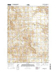 White River SE South Dakota Current topographic map, 1:24000 scale, 7.5 X 7.5 Minute, Year 2015