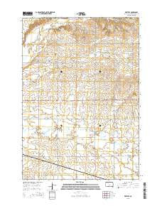 White SE South Dakota Current topographic map, 1:24000 scale, 7.5 X 7.5 Minute, Year 2015