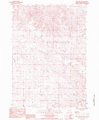 Whiteman Owl NW South Dakota Historical topographic map, 1:24000 scale, 7.5 X 7.5 Minute, Year 1983