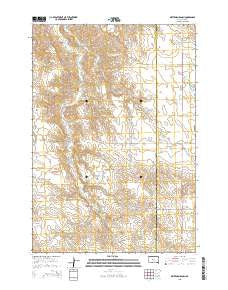 Whiteman Ranch South Dakota Current topographic map, 1:24000 scale, 7.5 X 7.5 Minute, Year 2015